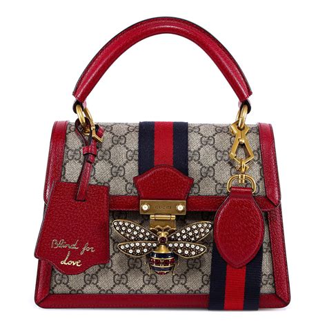 gucci purse with bee clasp